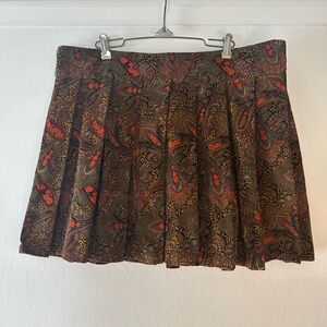 Vintage Paisley Mini Skirt